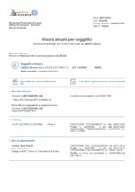 Visura catastale attuale su soggetto